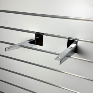 150815 Slatwall Brackets for Wooden Shelf (Pair)