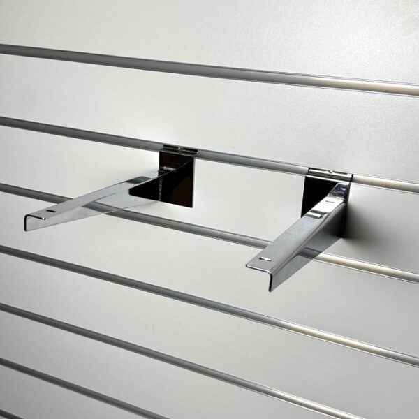 150815 Slatwall Brackets for Wooden Shelf (Pair)