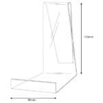150mm Book stand with lip