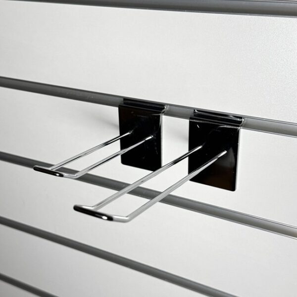 151010 Double Prong Slatwall Hook