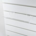 156405 Clear Acrylic Slatwall Shelf with Supports e1690982721981