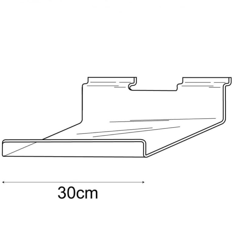 Plastic Slatwall Shelves The Display Centre Buy Now
