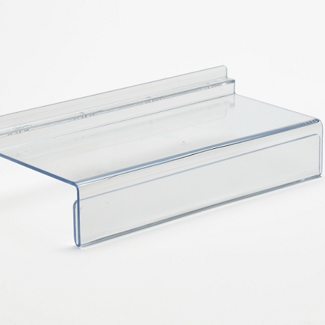 12Wx6D Acrylic Slatwall Display Shelf with Insert 