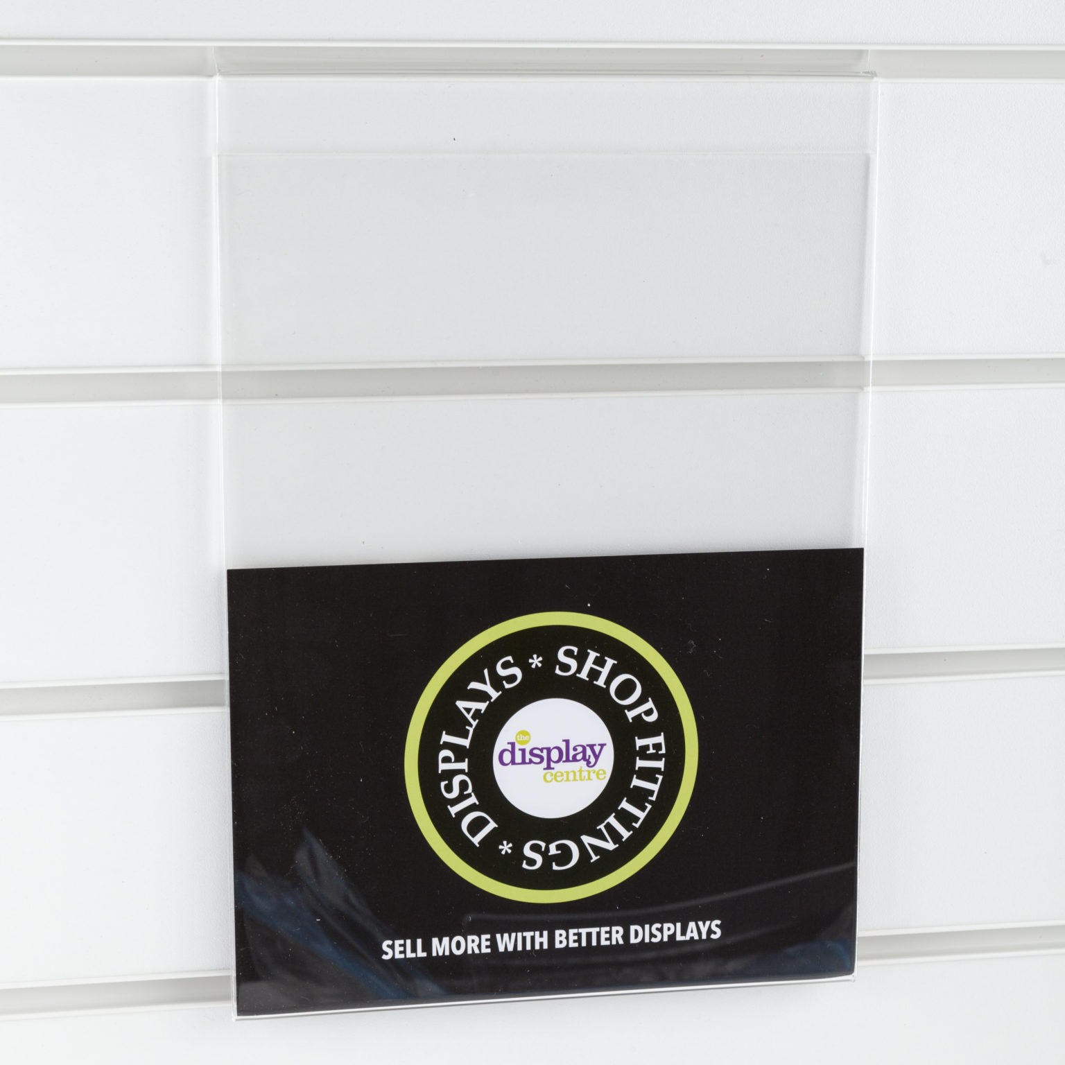 Slatwall Poster Holder The Display Centre Shop Displays