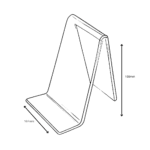 160mm Book stand