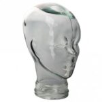 215245 Glass Mannequin head Clear