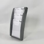 415510 A4 Leaflet Dispenser 3 Pockets Silver (2)