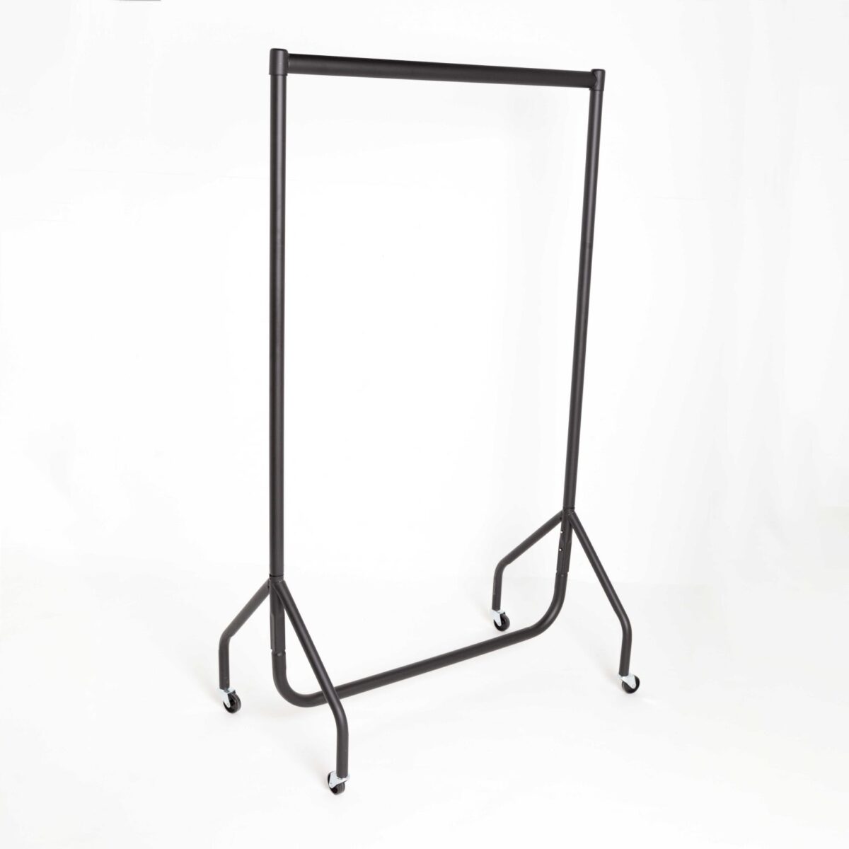 Black Clothes Rail on Wheels