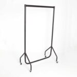 Black Clothes Rail on Wheels