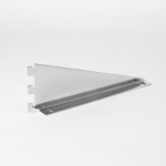 Chrome Shelf Brackets 270 mm for Twin Slot Uprights (Pair)