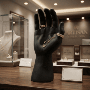 Firefly GeminiFlash please add this hand into a photo realistic image of a retail store setting the heig 81580