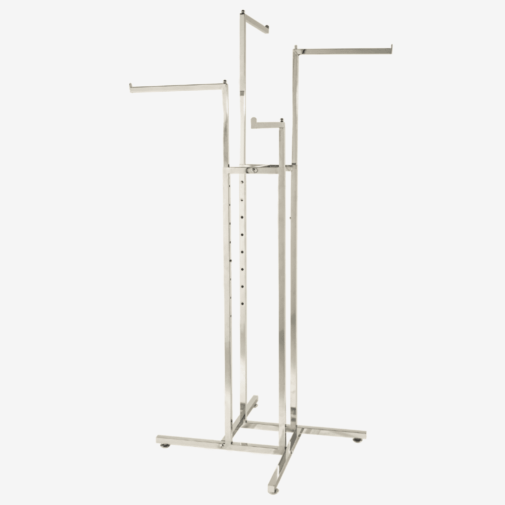 Single Retail Rails Retail Clothes Rails - The Display Centre