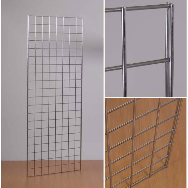 Gridwall panels for retail stores