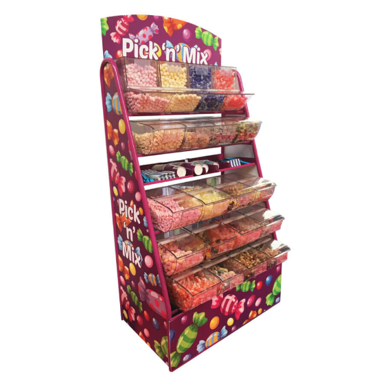 Pick and Mix Stand with 20 Sweet Bins