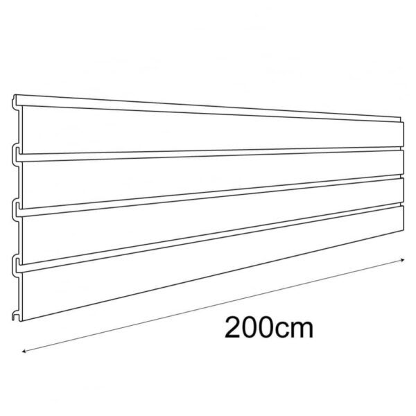 Plastic Slatwall Panels The Display Centre