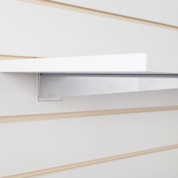 Slatwall Brackets for Wooden Shelf (Pair) The Display Centre