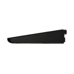 Twin Slot Wood Shelf Bracket Black