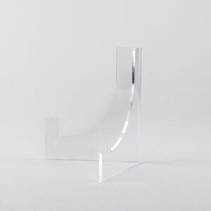 clear plate stand