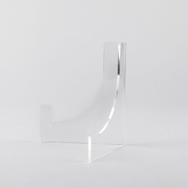 clear plate stand