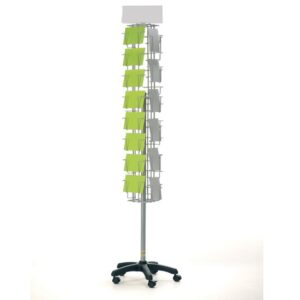 Postcard display 4 sided Floor Spinner 6×4 Inch – 4 Sided