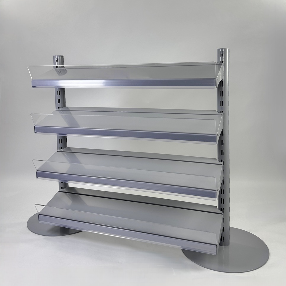 Uploaded Silver Shelves with Round Base Queue System (2) Uploaded Silver Shelves with Round Base Queue System (2)