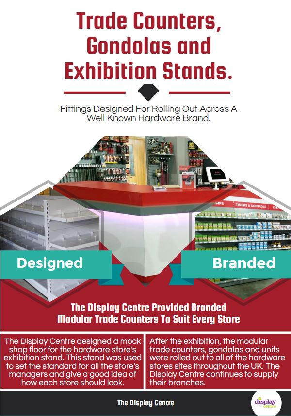 Trade Counters, Gondolas and Exhibition Stands
