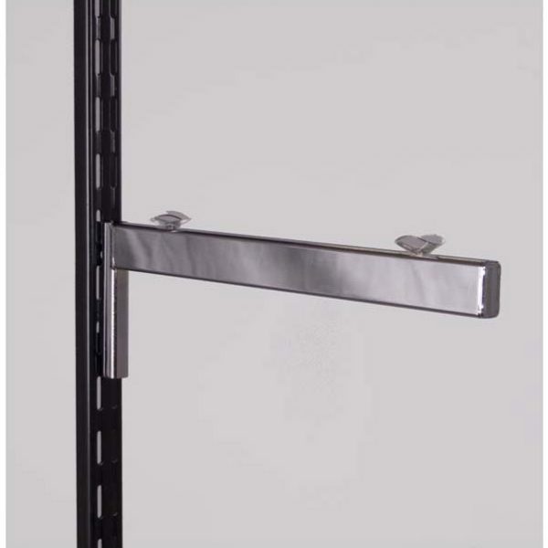 White Blade Shelf Brackets For Twin Slot (300mm) The Display Centre