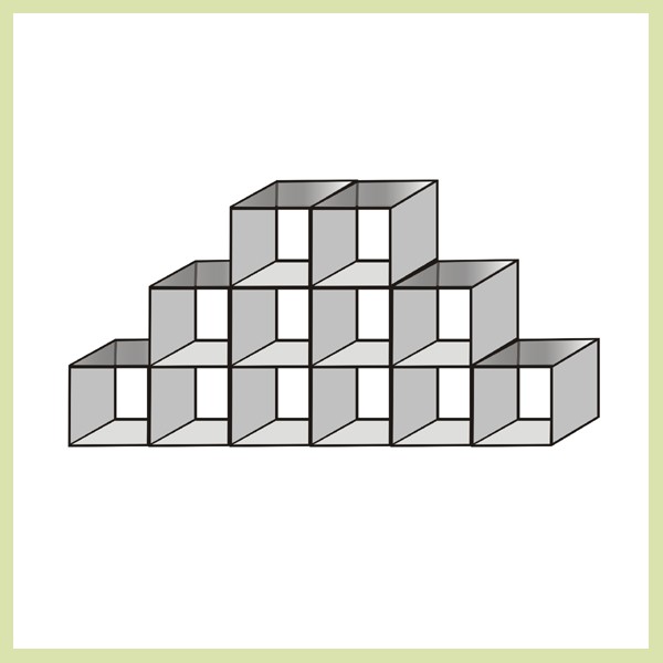 Glass Cube - Triangle Twelve
