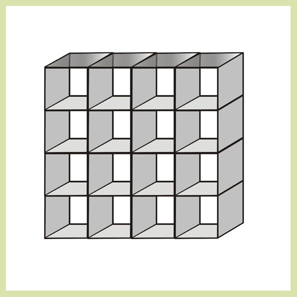 Glass Cube - Square Sixteen