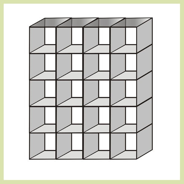 Glass Cube - Square Twenty