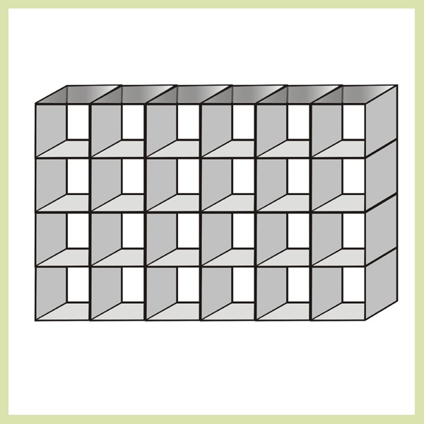 Glass Cube - Square Twenty Four