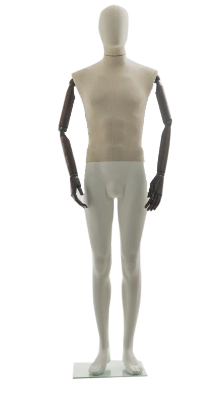 Buy A Male Mannequin With Wooden Arms From The Display Centre Uk