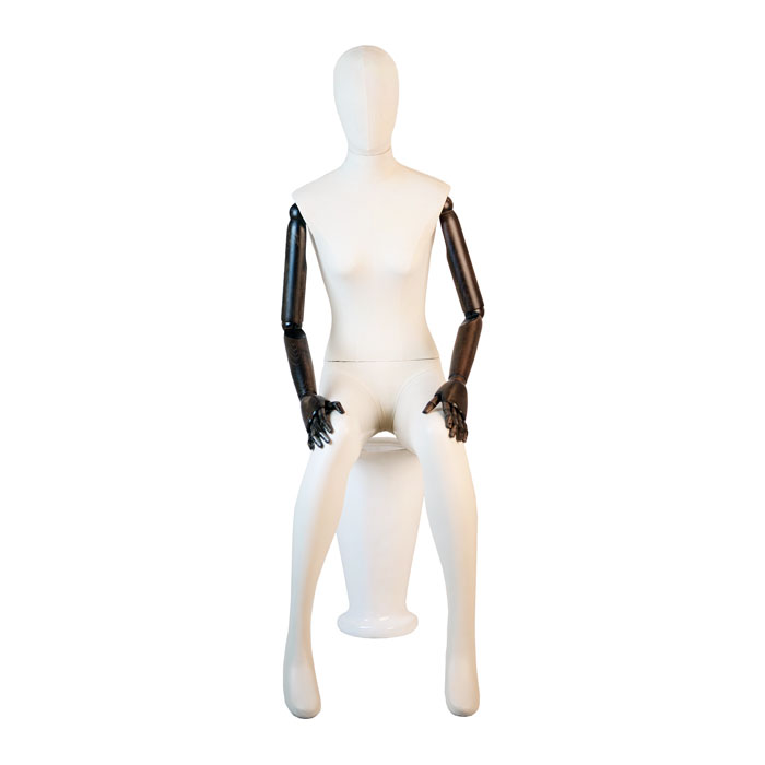 Female Sitting Articulated Mannequin