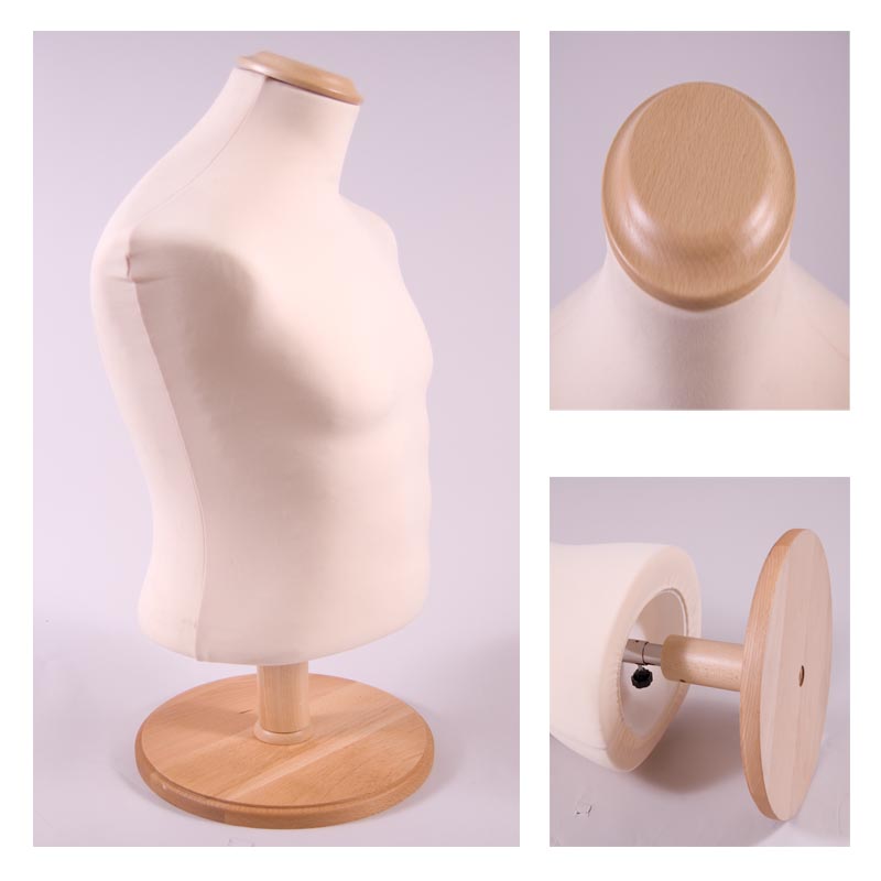 Short Male Beige Body With Wooden Ash Stand & Cap