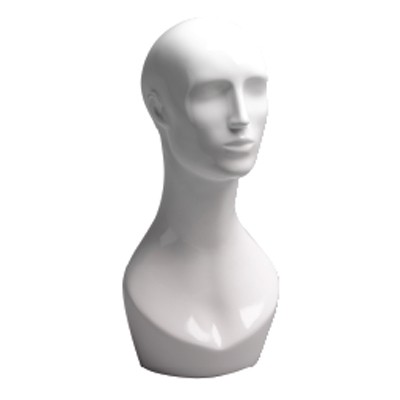 White Gloss Male Display Head