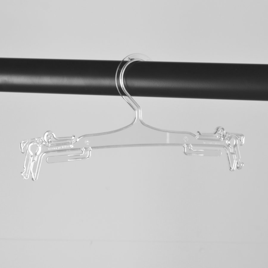 Clear Plastic Lingerie Hangers (240 mm)