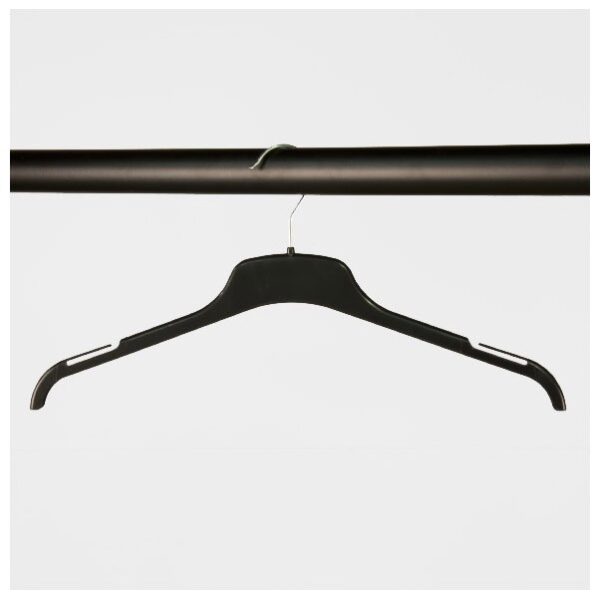 Black Straight Dress Hangers (430 mm)