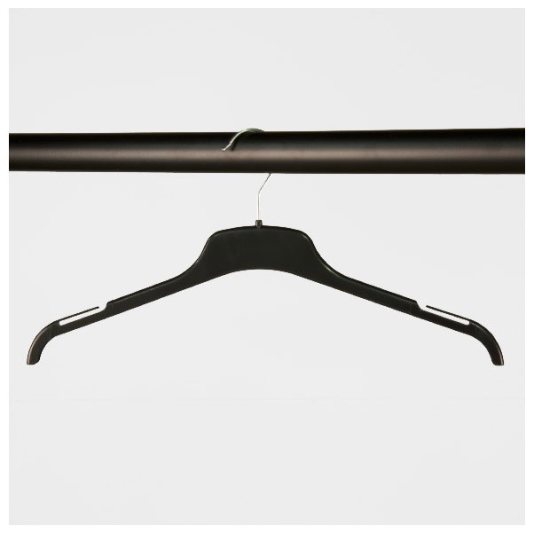 Black Straight Dress Hangers (430 mm)