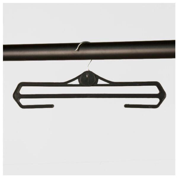 Economy Black Plastic Trouser Hangers (360 mm)