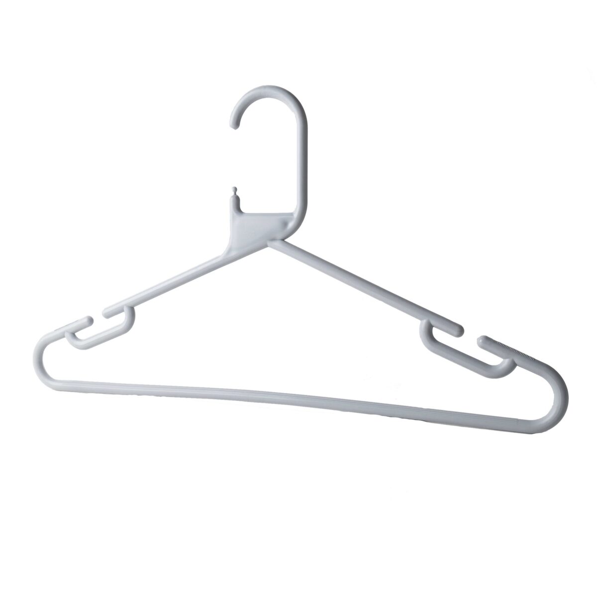 261620 Rounded Plastic Trouser Hanger 420mm Grey scaled