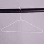 White Wire Coat Hanger