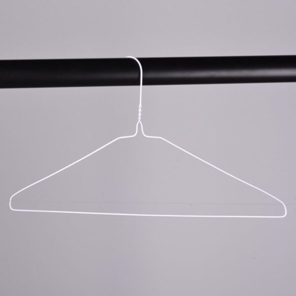 White Wire Coat Hanger