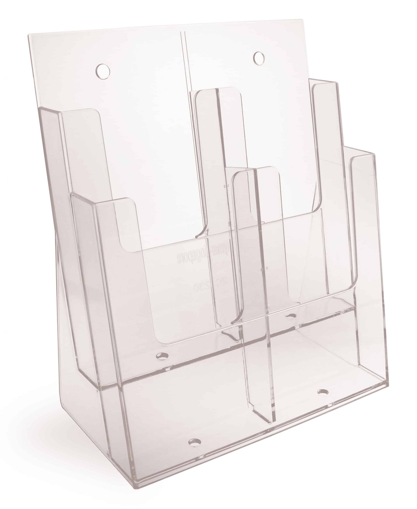 Two Tiered A4 Leaflet Holders Available From The Display Centre