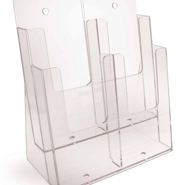 Counter Standing Leaflet Holder A4 Portrait (Two Tiers)