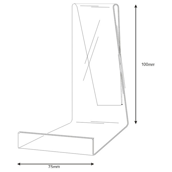 Clear Acrylic Easel Stand