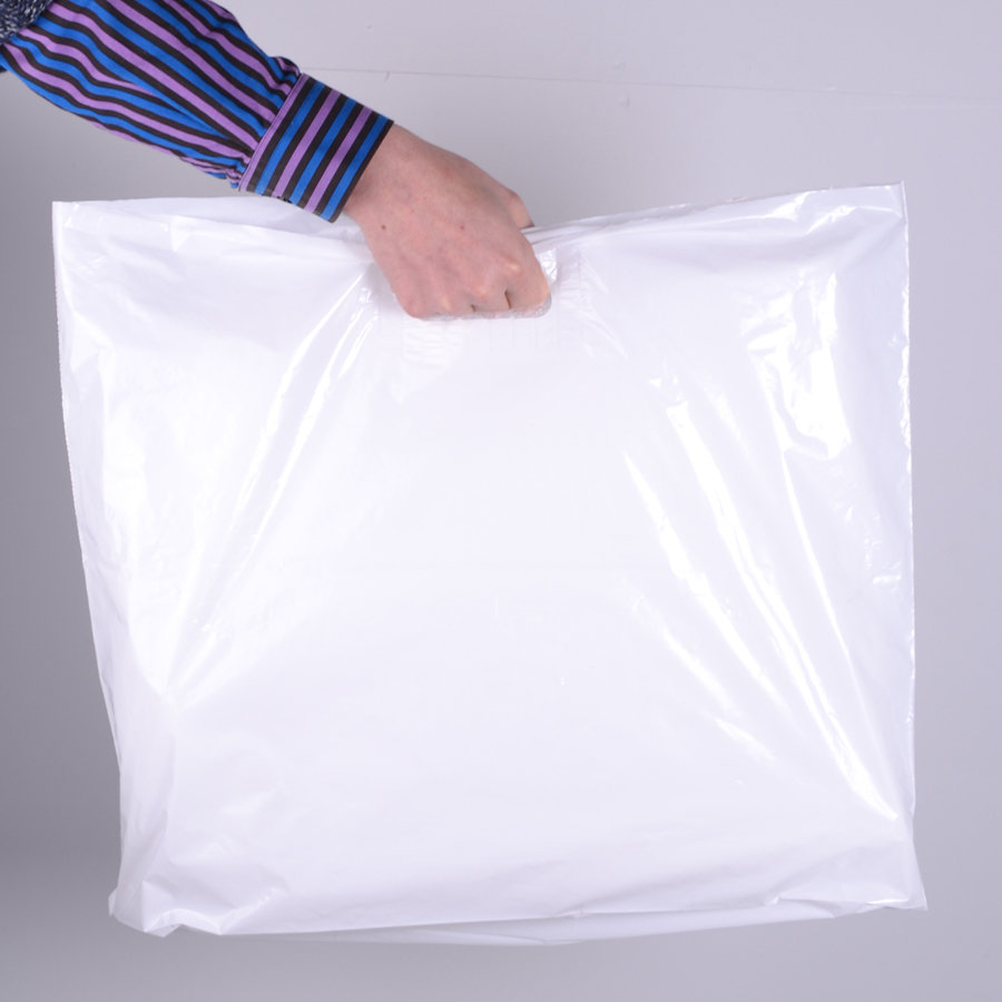 Large White Carrier Bags (500Pc)