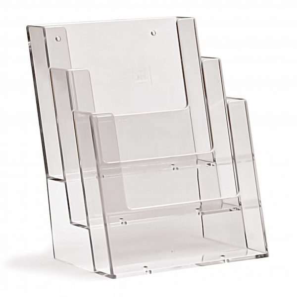 Counter Standing Leaflet Holder A5 Portrait (Three Tiers)