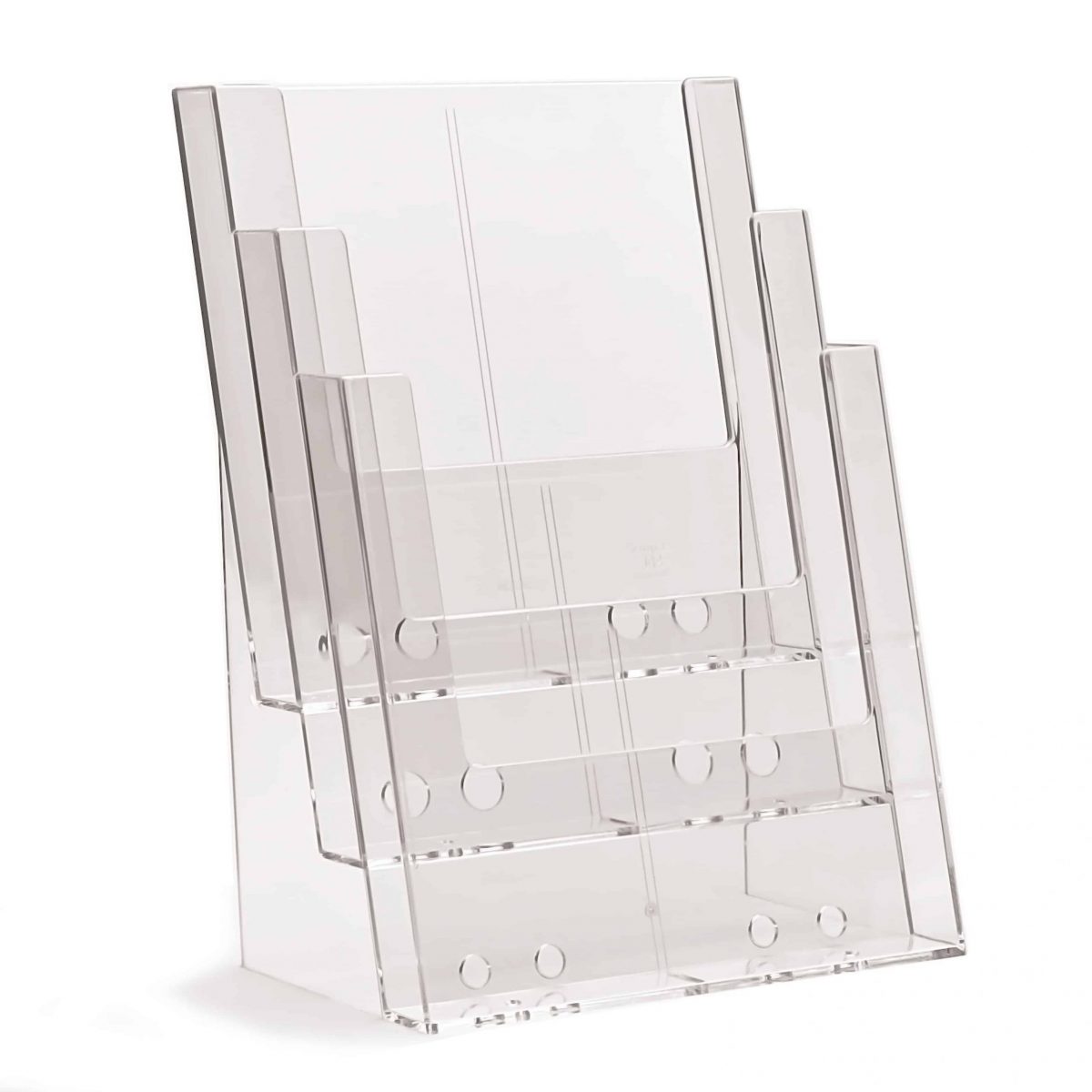 Counter Standing A4 Portrait Leaflet Holder (Three Tiers)