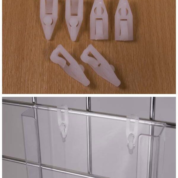 Grid - Mesh Clips For Wall Fix Leaflet Holders