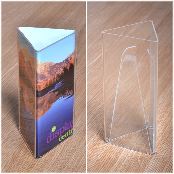 Triangle Acrylic Table Talkers